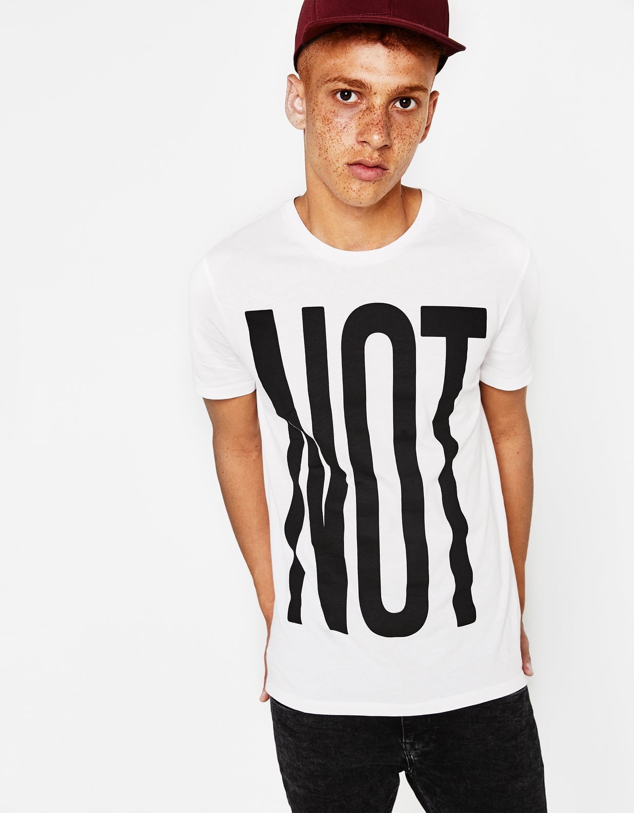 T-shirt With Slogan - Imagem 4