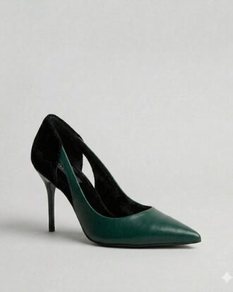 Scarpin Croco Italiano Bico Fino